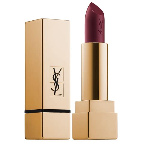 ysl rouge dark red 222 vs alternative plum|YSL rouge pur couture.